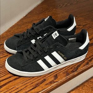 Adidas Campus 80s Black and White Sneakers